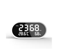 Rilevatore di gas, Benchtop Carbon Dioxide Detector 3 In 1 Meter Wall Mount CO2 PM2.5 Temperature Humidity per l'industria e la casa