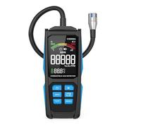 Rilevatore di gas combustibile Analizzatore di gas con schermo a colori Unità di ricarica PPM LEL Triplo allarme Misuratore di perdite di gas naturale Misuratore di GPL Con ampia gamma di test