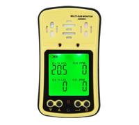 Rilevatore di gas combustibili 4 in 1, analizzatore aria LCD, monitor multi-gas, rilevatore di gas, misuratore di O₂ CO, analizzatore di H₂S Ampie applicazioni