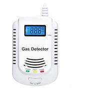 Rilevatore di GAS GPL Allarme Sensore di monossido di carbonio Display a LED digitale Perdita naturale di combustibile Sistema di allarme 2 in 1 for la casa(Gas Detector)