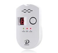 Rilevatore di Gas, GPL/Gas Naturale/Rilevatore Gas di Carbone, Sensore Plug-in Rilevatore di Fughe di Gas con Allarme Sonoro e Display digitale LED, Methane Propane Butano Combustible gas Allarme