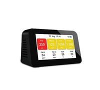 Rilevatore di Gas, LCD da 4.3 pollici Monitor della qualità dell'aria Rilevatore di gas PM2.5 PM1.0 PM10 TVOC Particelle CO2 Meter Temp Umidità Tester Sveglia