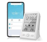 Rilevatore di Gas, Monitor di qualità dell'aria con tuya WiFi, mini misuratore di anidride carbonica da banco, termoigrometro
