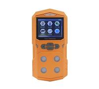 Rilevatore di gas, O2 H2S CO EX Schermo a colori 4 in 1 Handy Compound Multi Gas Rilevatore di perdite allarme(Yellow (no pump))