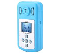 Rilevatore di Gas Ossigeno Portatile con Alimentazione a Batteria Allarme Acustico Visivo e Vibrazione Display Digitale Blu in Tempo Reale per Metallurgia Chimica e Centrale Elettrica