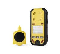 Rilevatore di gas, Pompa Multi Gas Rilevatore Contatore O2 H2S CO LEL 4 in 1 Ossigeno Solfuro di Idrogeno Perdite Monossido Carbonio per lavoro e casa(With pump)