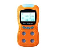 Rilevatore di gas portatile, Multi Gas Detector Gas Meter O2 H2S CO LEL 4 in 1 Ossigeno Solfuro di Idrogeno Monossido di Carbonio Rilevatore di Fughe di Gas Combustibile(B)