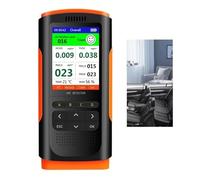 Rilevatore di gas portatile Rilevatore digitale di formaldeide, tester portatile a qualità 'aria, test 'aria domestica for interni PM2.5/Pm10/PM1/TVOC Sensore for Smart
