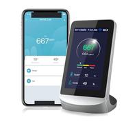 Rilevatore di gas, Rilevamento e rilevamento 'anidride carbonica Versione CO2WIFI Temperatura umidità inglese Rilevatore a qualità 'aria per l'industria e la casa