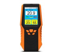 Rilevatore di gas, Sensore di temperatura e umidità con display LCD, rilevatore di qualità dell'ossigeno portatile industriale per lavoro e casa
