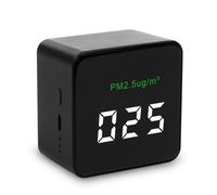 Rilevatore di inquinamento portatile PM2.5 con indicatore qualità aria, batteria ricaricabile