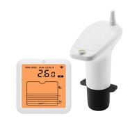 Rilevatore di livello liquido ad ultrasuoni LCD con serbatoio interno, misurazioni della temperatura, regolabile per misuratori di livello ad ultrasuoni, gestione dell'acqua
