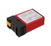 Rilevatore di loop induttivo per veicoli 240 V AC per il controllo della barriera del parcheggio - Sensore di traffico con rilevamento del suolo con selezione del relè a impulsi - Alloggiamento in ABS