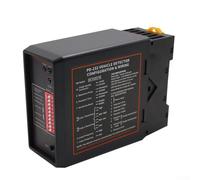 Rilevatore di loop per veicoli, PD232 rilevatore induttivo a doppio canale per parcheggio auto, sensore di sicurezza per controllo del traffico del parcheggio (110 V CA)