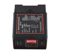 Rilevatore di loop per veicolo a canale singolo DP132, sensore induttivo 12 V 24 V, per barriera di parcheggio, sistema di controllo automatico degli accessi per cancelli e porte, nero (24 V)