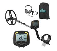 Rilevatore di metalli 3,7 Pollici Lcd. Metal Detector Ad Alta Sensibilità Sotterraneo Metal Finder Treasure Hunter Gold Prospettore Gold Nuggers Dispositivo(With Headphone Backp)