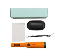 Rilevatore di metalli, Metal Detector portatile con puntatore impermeabile - for la rilevazione e l'assistenza oro sotterraneo(Orange)