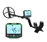 Rilevatore di metalli, Metal Detector Professionale Alta Precisione Bobina da 10'' Metalli Impermeabili Rilevatore Oro Cuffie Pala Zaino