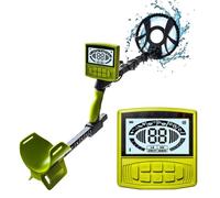 Rilevatore di metalli Metal Detector professionale, cercatore d'oro, cacciatore di tesori, potente bobina impermeabile, ampio display LCD