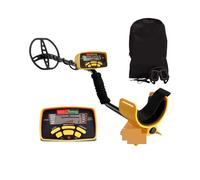Rilevatore di metalli, Metal Detector sotterraneo Gold Digr Treasure Hunter MD6350 Rilevatore d'oro professionale con borsa e cuffie(Orange)