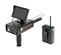 Rilevatore di metalli professionale 1200 m, rilevatore di oro e argento 30 m profondità, puntatore di tesoro 5.6-6 kHz 2000 mAh, per spiaggia prateria grotta archeologia, schermo LED, batteria al