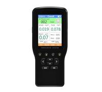 Rilevatore di monitoraggio a qualità 'aria Test accurato di formaldeide HCHO TVOC PM1/10 Misuratore di inquinamento 'aria interna Micro tester for polveri,Monitoraggio della sicurezza aerea