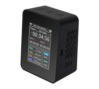 Rilevatore Di Monitoraggio Della Qualità Aria WiFi Intelligente 6 In 1 Rilevatori CO2 PM2.5 TVOC HCHO TEMP HUMI con Timer Allarme Telecomandi APP For Cellulare Monitoraggio Multifunzione