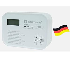 Rilevatore di monossido di carbonio CO Smartwares PD-8826 - Sensore di monossido di carbonio con durata di 10 anni - Batteria di 1 anno