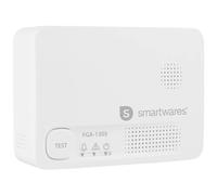 Rilevatore di Monossido di Carbonio con Sensore di 10 anni, batterie da 3 anni e Pulsante test - Smartwares FGA-13051