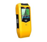 Rilevatore di montanti da parete, scanner, 5 in 1, LCD, rilevatore elettronico, bordo, centro, legno, corrente, metallo, CA, rilevamento cavi sotto tensione Per la spiaggia o il giardino(Yellow)