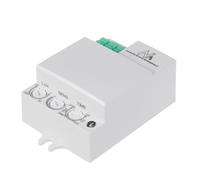 Maclean Rilevatore di movimento a microonde, portata 8m, carico massimo 1200W, IP20, 5,8 GHz, MCE316