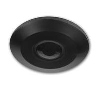Rilevatore di movimento a soffitto "WTN-Flat", 230V/2000W, sensore a infrarossi 360°, nero, lente nera, tempo di commutazione e sensibilità regolabili