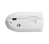 Rilevatore di movimento con sensore di allarme a infrarossi con doppia tecnologia PIR per sistemi di sicurezza domestica all'aperto in colore bianco (con supporto)