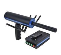 Rilevatore di oro metallico 6 antenne, maniglia professionale a lungo raggio 1200 m profondità 15 m Cercatore di diamanti Rilevatore di oro sotterraneo Pinpointer Scanner di tesori ricaricabile profes