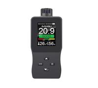 Rilevatore di ossino digitale portatile Concentrazione di ossino nell'aria Valore di allarme Tester di contenuto O₂ Misuratore di ossino con umidità a temperatura,Monitoraggio della sicurezza aerea