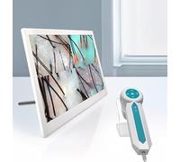 Rilevatore di peli del cuoio capelluto, analizzatore della pelle con impugnatura multifunzione, 3 spettri, salva immagini, rilevamento HD, foto e fermo immagine, adatto a casa, salone bellezza, spa