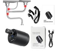 Rilevatore di perdite d'acqua - ABS, Monitor compatto di rilevamento ad alta sensibilità | Dispositivo di monitoraggio della perdita di tubi ricaricabile 0-60dB, tester di perdite d'acqua per