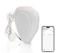 Rilevatore di perdite d'acqua intelligente: sensore di perdite d'acqua Zigbee con avvisi app, richiede hub Zigbee, compatibile con Apple HomeKit, Alexa e Home Assistant (confezione da 1)