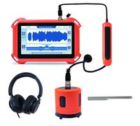 Rilevatore di perdite d'acqua, localizzatore professionale per tubi sotterranei con profondità di rilevamento di 0,5-3 m, touchscreen HD da 7 pollici, riduzione intelligente del rumore per uso interno