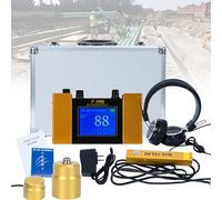 Rilevatore di perdite d'acqua sotterranea, rilevatore di perdite idriche calde e fredde, con cuffie e ingranaggi regolabili, per uso interno ed esterno in case e luoghi commerciali