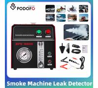 Rilevatore di perdite di fumo Podofo per auto, macchina per il rilevamento di perdite nel sistema EVAP del carburante sotto vuoto, strumento diagnostico per veicoli