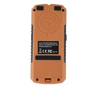 Rilevatore di perni portatile 7 in 1 con LCD di facile lettura e avvisi audio per la sicurezza nei progetti domestici (marrone)