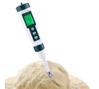 Rilevatore di pH di precisione - Alimenti compatti e analizzatore liquido, sensore campione solido | Meter e sonda digitale, alta precisione, misuratore di risposta rapida con punta appuntita per il t