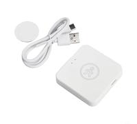 Rilevatore di presenza umana con rilevamento mmWave e monitor della luminosità della luce per Tuya Smart Home Automation, bianco, sensore di sicurezza interno alimentato tramite USB (WiFi)