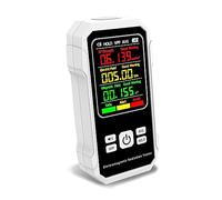 Rilevatore Di Radiazioni Elettromagnetiche Digitali Campo Elettrico Tester Intensità Del Magnetico Dispositivo Rilevamento Della Forza RF Misuratore EMF Misurazione Portatile Veloce Accurata(White)