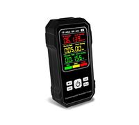 Rilevatore di Radiazioni Elettromagnetiche Misuratore di Campo Magnetico Elettrico Dispositivo di Rilevamento Della Forza RF con Allarme Sonoro(A)