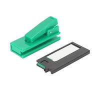 Rilevatore di radiazioni individuale, dosimetro portatile per radiazioni nucleari con soglia di 0,1 μGy, rilevatore di radiazioni da campo elettromagnetico per uso tascabile, misur (Verde)