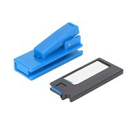 Rilevatore di radiazioni individuali, dosimetro portatile di radiazione dei campi elettromagnetici con soglia di 0,1 μGy per radiazioni X, gamma e neutrone, dosimetro (blu)