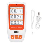 Rilevatore di radiazioni nucleari Contatore Geiger dosimetro di radiazioni con sensore GM ad alta sensibilità TFT schermo a colori allarme sonoro e luminoso per l'industria