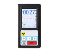 Rilevatore Di Radiazioni Nucleari Portatile Display LCD Tester Radioattivo Domestico Contatore Geiger Β Y Rilevazione Di Raggi X Misure Accurate(BR-6 Black)